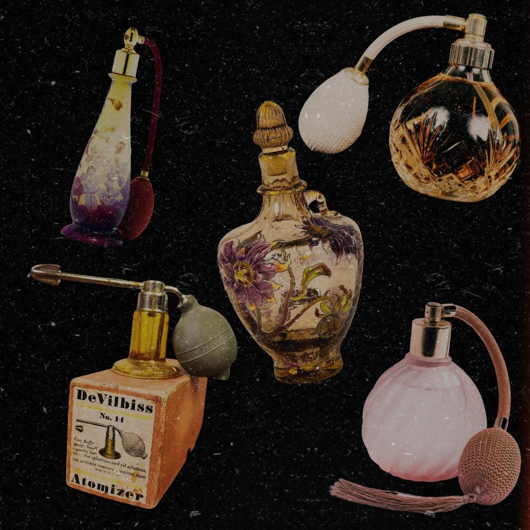 How did perfume atomisers become popular?