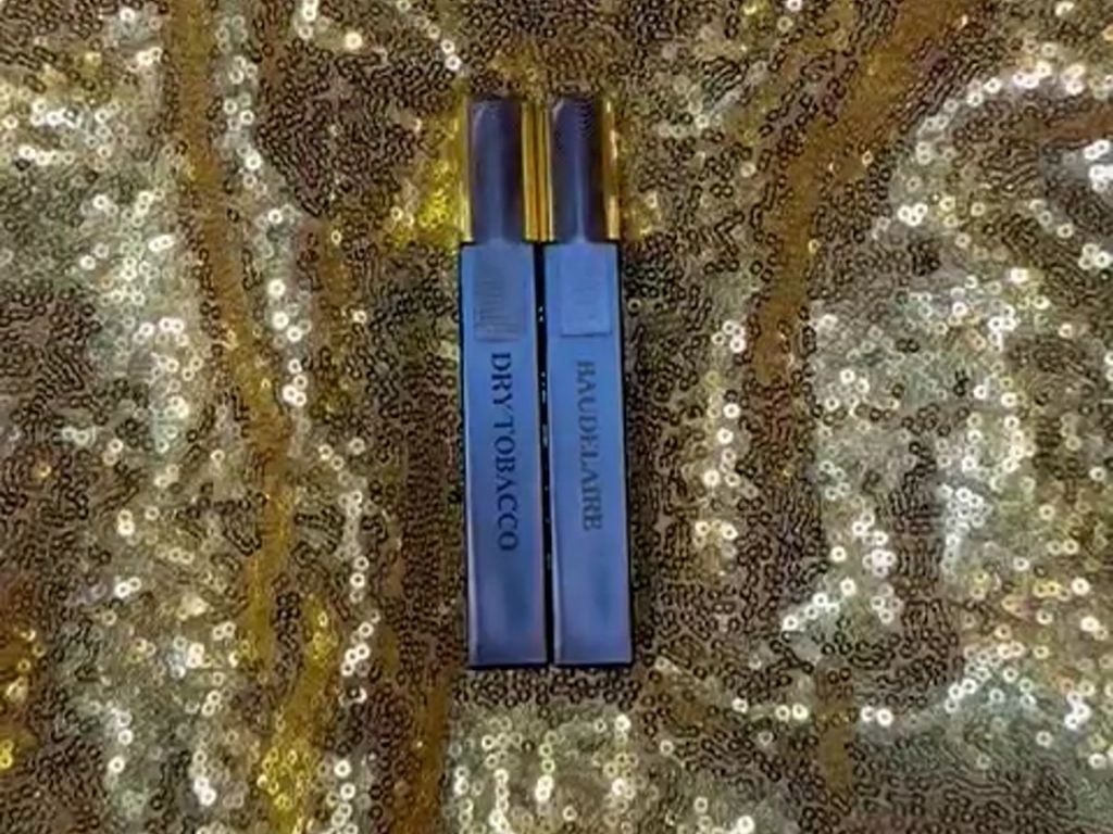 Luxury niche fragrance Sifr Aromatics Duo Travel Edition 10 ml Eau de Parfum in a sleek black spray bottle with elegant in-house laser engraving, perfect for travel-size perfume lovers and premium gift sets