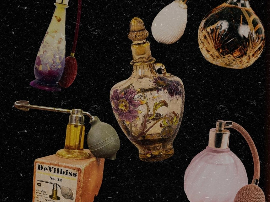 How did perfume atomisers become popular?